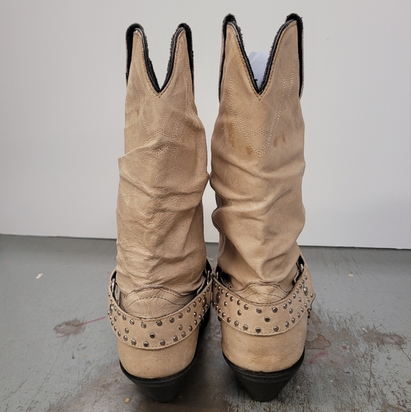 CLEARANCE SHYANNE BOOTS WOMEN'S SZ 7 WESTERN COWGIRL BEIGE - Picture 7 of 9